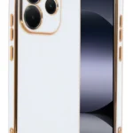 Uray store Xiaomi Redmi Note 14 4G Kılıf Volet Silikon - Beyaz