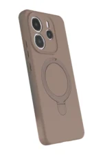 Uray store Xiaomi Redmi Note 14 4G Regal Magsafe Standlı Kapak - Çöl Titanyum - Görsel 2