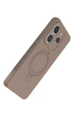 Uray store Xiaomi Redmi Note 14 4G Regal Magsafe Standlı Kapak - Çöl Titanyum - Görsel 3