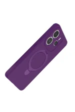 Uray store Xiaomi Redmi Note 14 4G Regal Magsafe Standlı Kapak - Derin Mor - Görsel 3