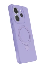 Uray store Xiaomi Redmi Note 14 4G Regal Magsafe Standlı Kapak - Lila - Görsel 2