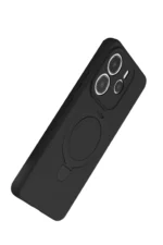 Uray store Xiaomi Redmi Note 14 4G Regal Magsafe Standlı Kapak - Siyah - Görsel 3