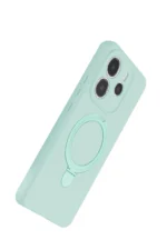 Uray store Xiaomi Redmi Note 14 4G Regal Magsafe Standlı Kapak - Su Yeşili - Görsel 3