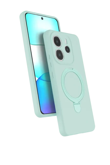 Uray store Xiaomi Redmi Note 14 4G Regal Magsafe Standlı Kapak - Su Yeşili