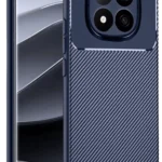 Uray store Xiaomi Redmi Note 14 Pro 4G Kılıf Auto Focus Karbon Kapak - Lacivert