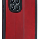 Uray store Xiaomi Redmi Note 14 Pro 4G Kılıf Flip Cover - Kırmızı