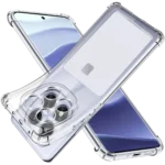Uray store Xiaomi Redmi Note 14 Pro 4G Kılıf Kart Şeffaf Silikon - Şeffaf