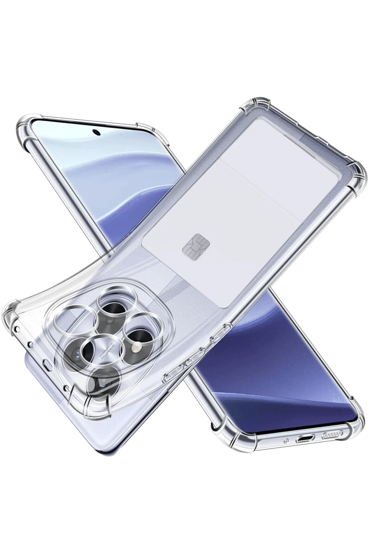 newface-xiaomi-redmi-note-14-pro-4g-kilif-kart-seffaf-silikon-seffaf-default Uray store Xiaomi Redmi Note 14 Pro 4G Kılıf Kart Şeffaf Silikon - Şeffaf - Görsel 1