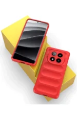 Uray store Xiaomi Redmi Note 14 Pro 4G Kılıf Optimum Silikon - Kırmızı - Görsel 2