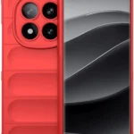 Uray store Xiaomi Redmi Note 14 Pro 4G Kılıf Optimum Silikon - Kırmızı