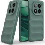 Uray store Xiaomi Redmi Note 14 Pro 4G Kılıf Optimum Silikon - Koyu Yeşil