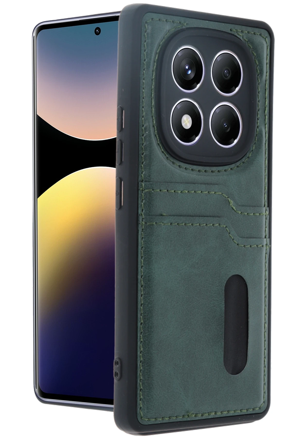 newface-xiaomi-redmi-note-14-pro-4g-kilif-sara-kartvizitli-deri-kilif-koyu-yesil-default Uray store Xiaomi Redmi Note 14 Pro 4G Kılıf Sara Kartvizitli Deri Kılıf - Koyu Yeşil - Görsel 1
