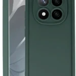 Uray store Xiaomi Redmi Note 14 Pro 4G Kılıf Viera Silikon - Koyu Yeşil
