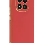 Uray store Xiaomi Redmi Note 14 Pro 4G Kılıf Volet Silikon - Kırmızı