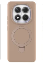 Uray store Xiaomi Redmi Note 14 Pro 4G Regal Magsafe Standlı Kapak - Çöl Titanyum - Görsel 3