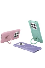 Uray store Xiaomi Redmi Note 14 Pro 4G Regal Magsafe Standlı Kapak - Çöl Titanyum - Görsel 6