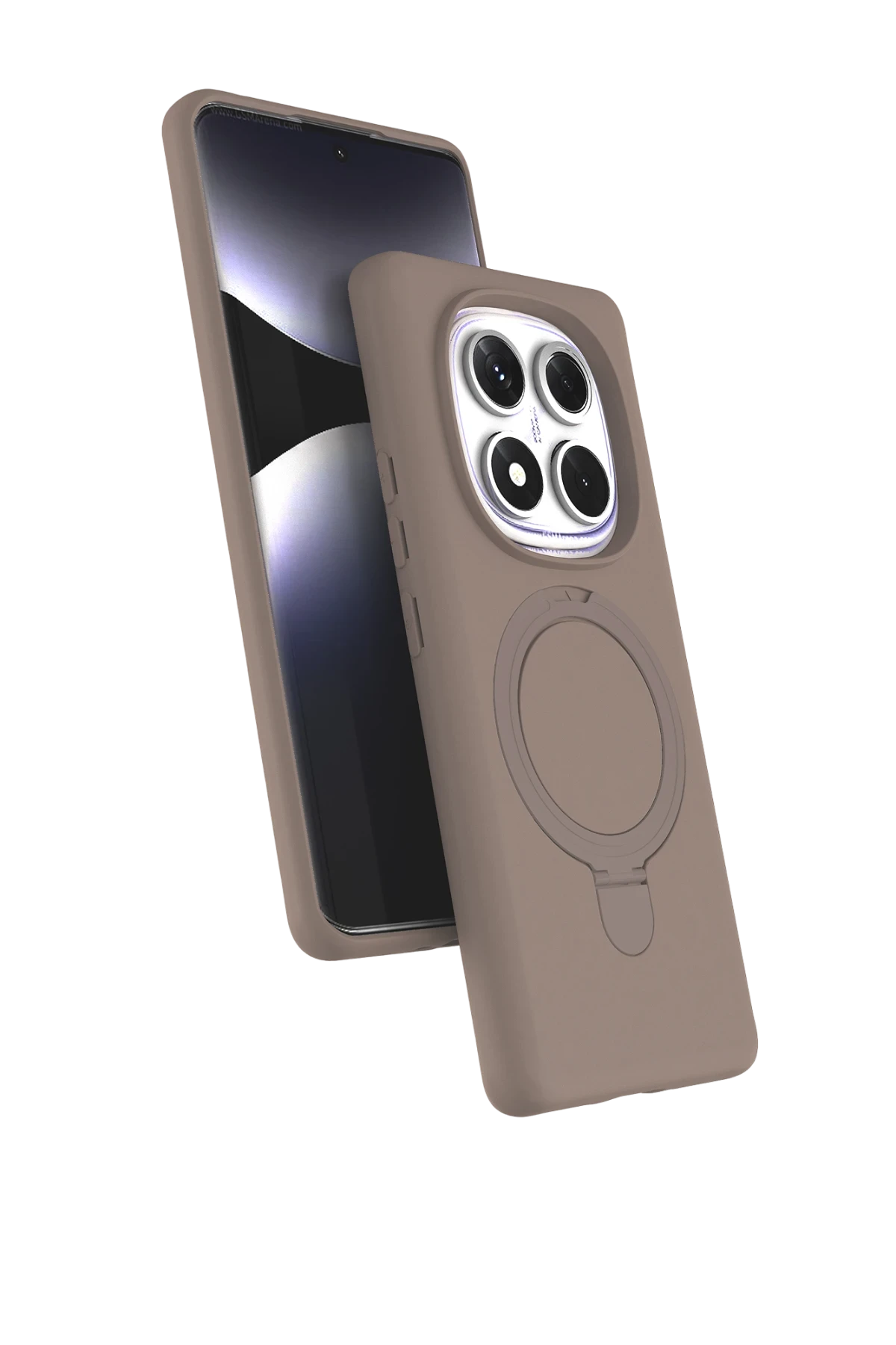 newface-xiaomi-redmi-note-14-pro-4g-regal-magsafe-standli-kapak-col-titanyum-default Uray store Xiaomi Redmi Note 14 Pro 4G Regal Magsafe Standlı Kapak - Çöl Titanyum - Görsel 1