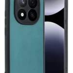 Uray store Xiaomi Redmi Note 14 Pro 5G Kılıf Aras Deri Kapak - Açık Yeşil