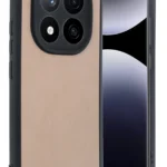 Uray store Xiaomi Redmi Note 14 Pro 5G Kılıf Aras Deri Kapak - Pudra