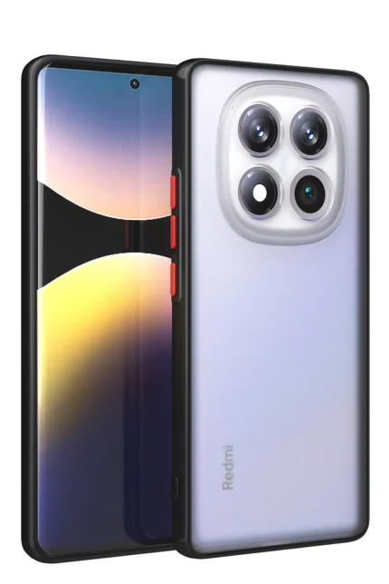 Uray store Xiaomi Redmi Note 14 Pro 5G Kılıf Montreal Silikon Kapak - Siyah
