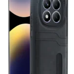 Uray store Xiaomi Redmi Note 14 Pro 5G Kılıf Sara Kartvizitli Deri Kılıf - Siyah