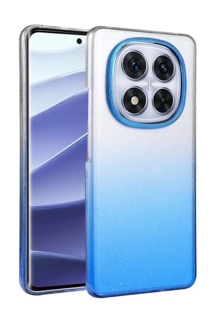 Uray store Xiaomi Redmi Note 14 Pro Plus Glossy Kapak - Mavi