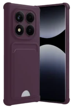 Uray store Xiaomi Redmi Note 14 Pro Plus Kelvin Kartvizitli Silikon - Derin Mor