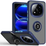 Uray store Xiaomi Redmi Note 14 Pro Plus Kılıf Montreal Yüzüklü Silikon Kapak - Lacivert