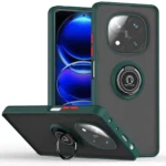 Uray store Xiaomi Redmi Note 14 Pro Plus Kılıf Montreal Yüzüklü Silikon Kapak - Yeşil