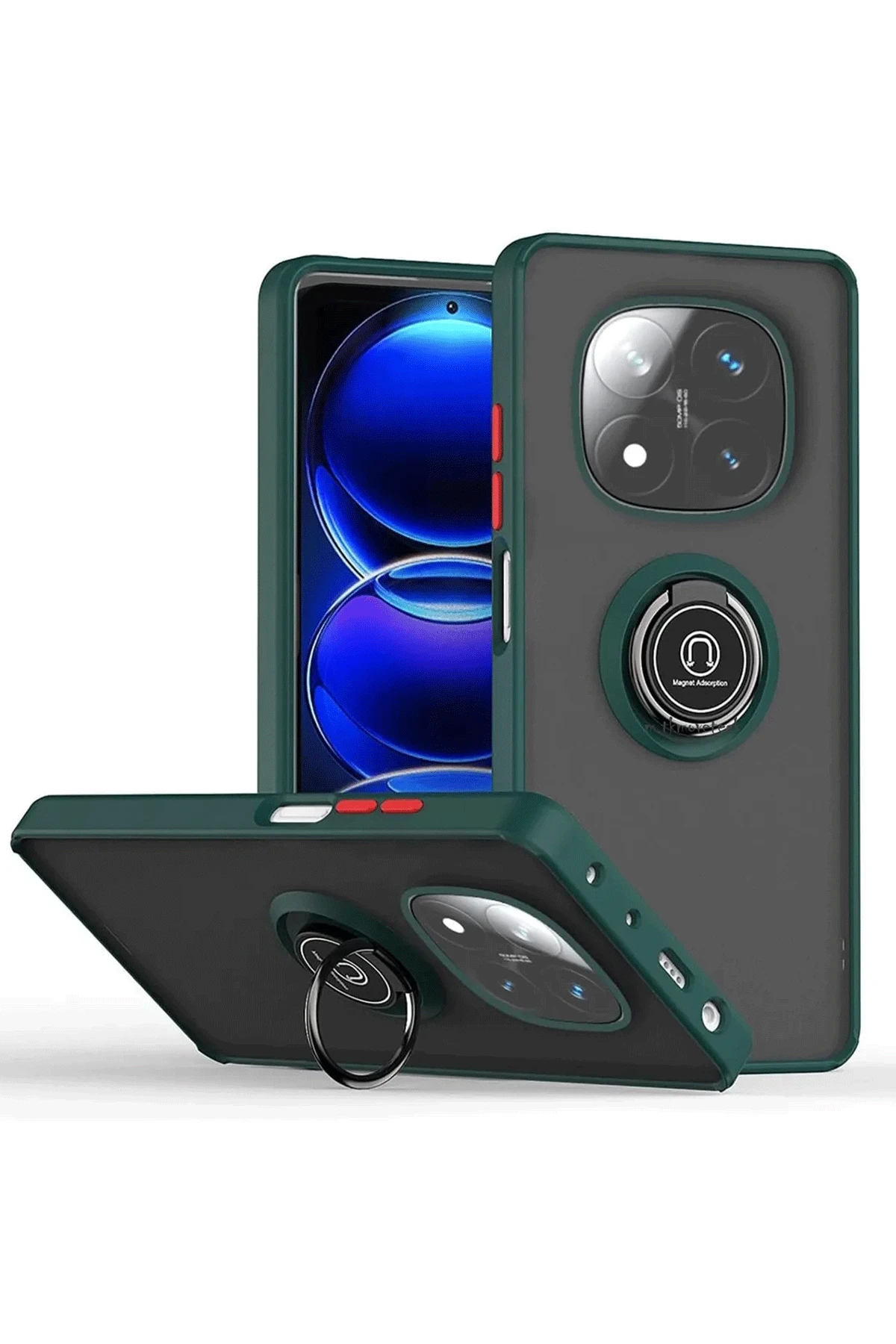 newface-xiaomi-redmi-note-14-pro-plus-kilif-montreal-yuzuklu-silikon-kapak-yesil-default Uray store Xiaomi Redmi Note 14 Pro Plus Kılıf Montreal Yüzüklü Silikon Kapak - Yeşil - Görsel 1