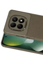Uray store Xiaomi Redmi Note 15 4G Auto Focus Karbon Kapak - Kahverengi - Görsel 2
