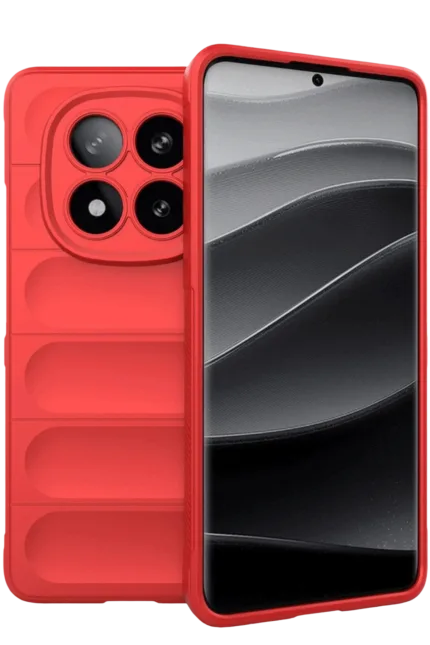 Uray store Xiaomi Redmi Note 15 4G Optimum Silikon - Kırmızı
