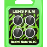 Uray store Xiaomi Redmi Note 15 4G Raze Metal Kamera Lens - Gümüş