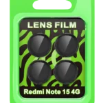 Uray store Xiaomi Redmi Note 15 4G Raze Metal Kamera Lens - Siyah