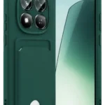 Uray store Xiaomi Redmi Note 15 Pro 4G Kelvin Kartvizitli Silikon - Koyu Yeşil