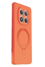 Uray store Xiaomi Redmi Note 15 Pro 4G Regal Magsafe Standlı Kapak - Turuncu - Görsel 3
