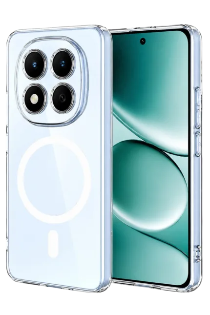 Uray store Xiaomi Redmi Note 15 Pro 5G Combo Sert Şeffaf Magsafe Kapak - Şeffaf