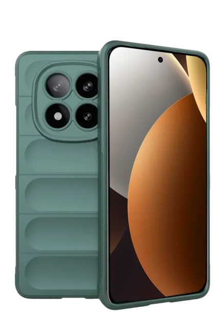 Uray store Xiaomi Redmi Note 15 Pro 5G Optimum Silikon - Koyu Yeşil