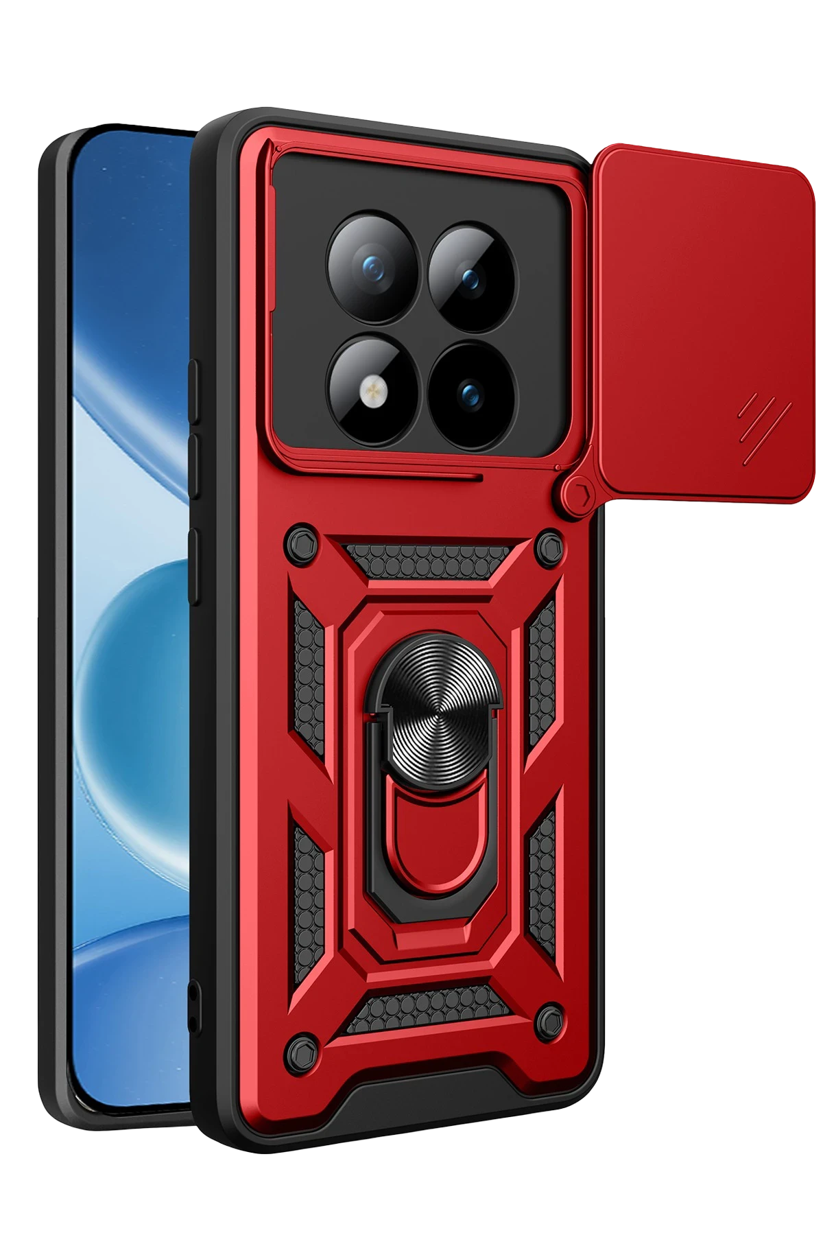 newface-xiaomi-redmi-note-15-pro-5g-pars-lens-yuzuklu-silikon-kirmizi-default Uray store Xiaomi Redmi Note 15 Pro 5G Pars Lens Yüzüklü Silikon - Kırmızı - Görsel 1