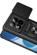 Uray store Xiaomi Redmi Note 15 Pro 5G Pars Lens Yüzüklü Silikon - Siyah - Görsel 2
