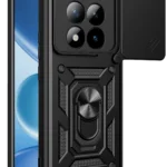 Uray store Xiaomi Redmi Note 15 Pro 5G Pars Lens Yüzüklü Silikon - Siyah