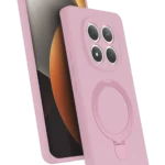 Uray store Xiaomi Redmi Note 15 Pro 5G Regal Magsafe Standlı Kapak - Açık Pembe