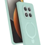 Uray store Xiaomi Redmi Note 15 Pro 5G Regal Magsafe Standlı Kapak - Su Yeşili