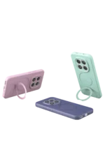 Uray store Xiaomi Redmi Note 15 Pro 5G Regal Magsafe Standlı Kapak - Turuncu - Görsel 4
