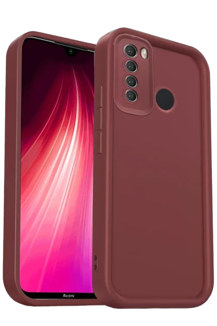 Uray store Xiaomi Redmi Note 8 Kılıf Viera Silikon - Bordo