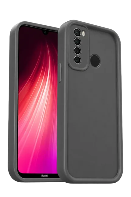 Uray store Xiaomi Redmi Note 8 Kılıf Viera Silikon - Gri