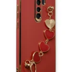 Uray store Xiaomi Redmi Note 8 Pro Kılıf Esila Silikon - Kırmızı