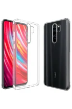 Uray store Xiaomi Redmi Note 8 Pro Kılıf Lüx Şeffaf Silikon - Görsel 2