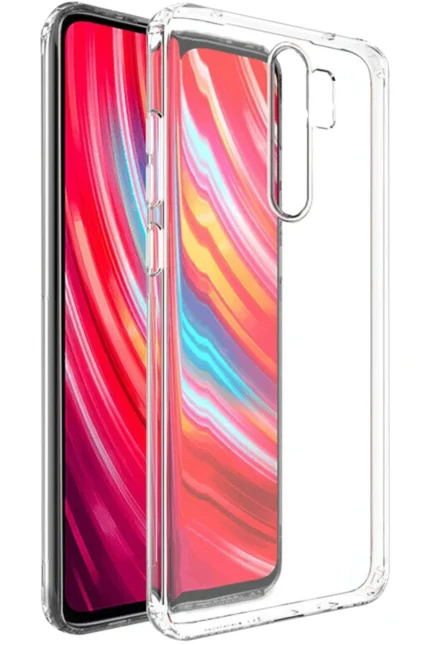 Uray store Xiaomi Redmi Note 8 Pro Kılıf Lüx Şeffaf Silikon