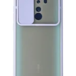 Uray store Xiaomi Redmi Note 8 Pro Kılıf Palm Buzlu Kamera Sürgülü Silikon - Lila